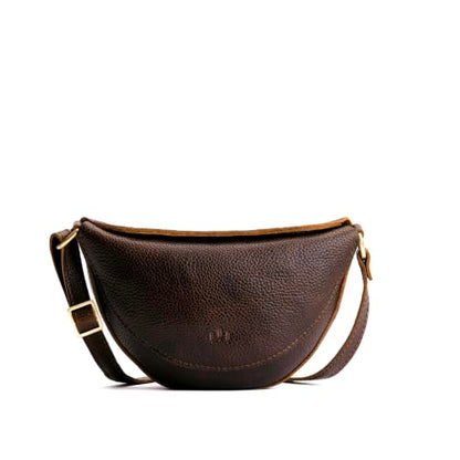 Portland Leather Goods Koala Sling Bag - Adjustable Full-Grain Leather - color: Nutmeg, size: Small