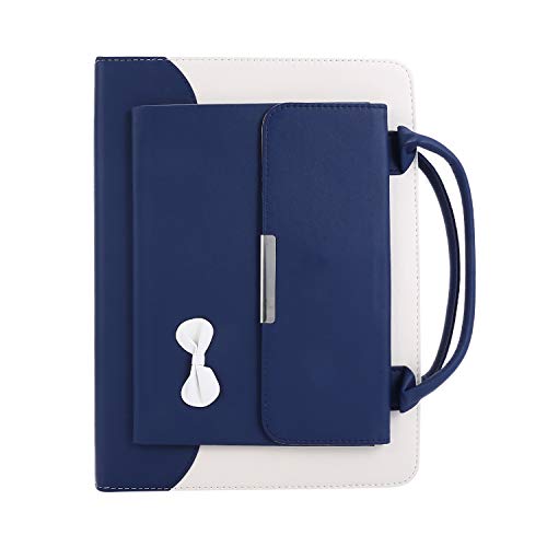 Handbag Case for iPad Pro 11" (2018-2025) & iPad Air 11 2024 2025 2026/Air 10.9", Techcircle Cute Bowknot Pocket Wallet Folio Stand PU Leather Carrying Case, Auto Sleep/Wake, Blue - color: Blue, size: iPad Pro 11" 2018-2025 | iPad Air 11"