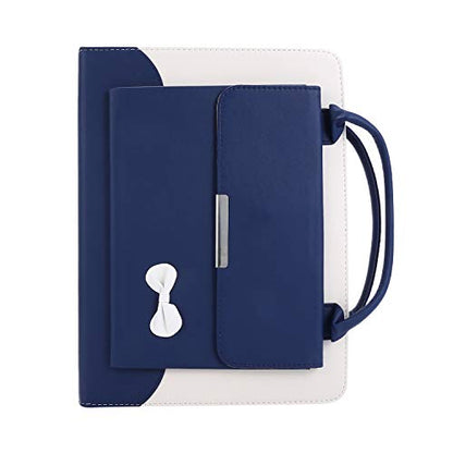 Handbag Case for iPad Pro 11" (2018-2025) & iPad Air 11 2024 2025 2026/Air 10.9", Techcircle Cute Bowknot Pocket Wallet Folio Stand PU Leather Carrying Case, Auto Sleep/Wake, Blue - color: Blue, size: iPad Pro 11" 2018-2025 | iPad Air 11"