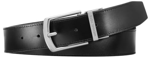 Michael Kors 34MM Reversible Logo Dress Belt - color: Black, size: 30