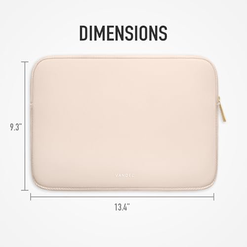 Vandel Slim, Protective Laptop Sleeve for 14 Inch Laptops, MacBook Pro 14 | Fits MacBook Pro 14 inch, HP 14” Laptops, Dell XPS 14, 14” Chromebooks, HP Stream, Dell Latitude, Lenovo IdeaPad, Protextive - color: d. Sand, size: 14 Inch