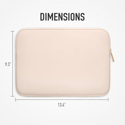Vandel Slim, Protective Laptop Sleeve for 14 Inch Laptops, MacBook Pro 14 | Fits MacBook Pro 14 inch, HP 14” Laptops, Dell XPS 14, 14” Chromebooks, HP Stream, Dell Latitude, Lenovo IdeaPad, Protextive - color: d. Sand, size: 14 Inch