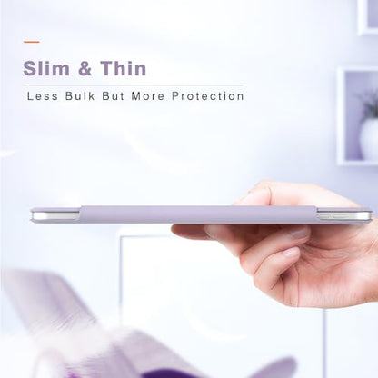 Magnetic Case for iPad Air 11 Inch M4/M3/M2 2026/2025/2024, Smart Folio for iPad Air 5th/4th Gen. 10.9 Inch 2022/2020, Trifold Stand Case, Auto Sleep/Wake, Support Apple Pencil Pro(Taro Purple) - color: Taro Purple