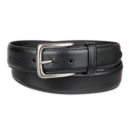 Columbia Men's Casual Everyday Leather Belt – Jeans, Chinos and Daily Wear - color: Black Trinity, size: 56
