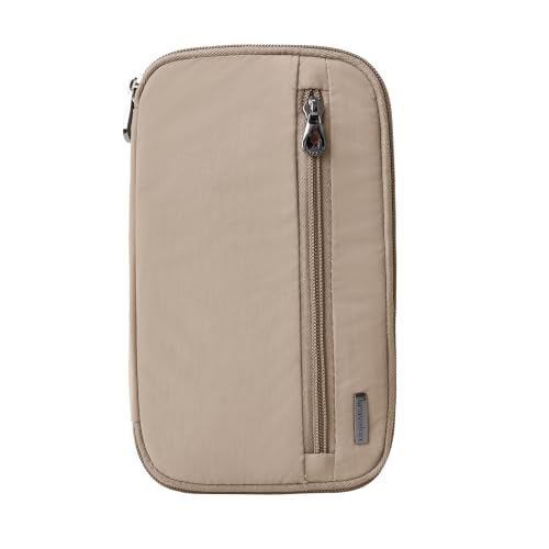 Travelon RFID Blocking Family Passport Wallet - color: Sable
