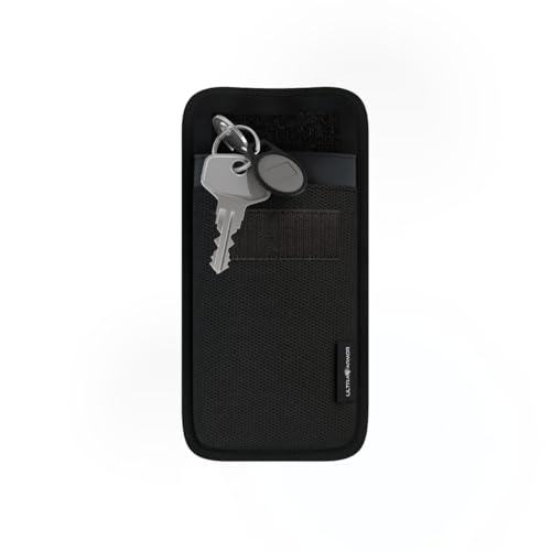 DefenderShield Small Faraday Bag for Key Fob for Data Privacy & Security | Signal-Proof Military-Grade RFID Blocking Bag – Anti-Theft & Anti-Spying Faraday Pouch for Car Keys to Stop Hacking & Tracing
