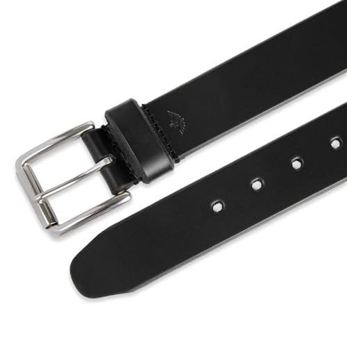 Dockers Men's Leather Casual Belt, Everyday Style (Regular and Big & Tall Sizing) - color: Black, size: 40