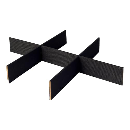 UnionBasic Divider Bar, Divider Strip for 3-Drawer File Organizer, Black - The Accessory of Dividing Bar Only, 3-Drawer File Organizer NOT Included - color: Black, size: 3-Drawer Divider