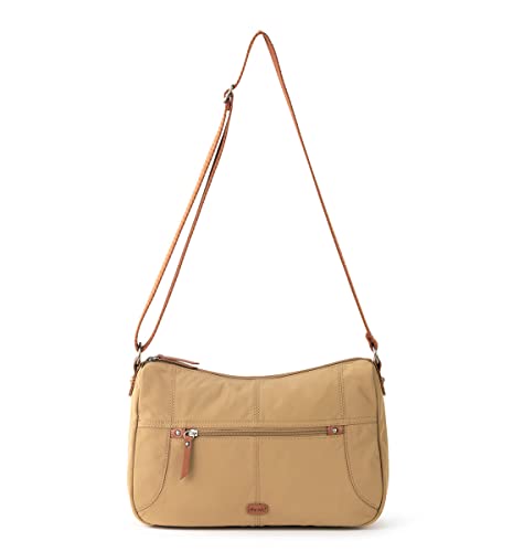The Sak Esperato Hobo Bag - Eco Twill Women's Handbag for Everyday & Travel - Durable, Large Purse With Zipper Pocket - color: Khaki