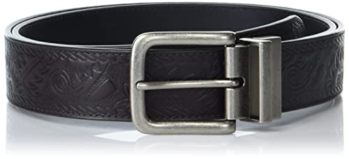 Lucky Brand Men's Reversible Leather Belt | 2-in-1 | Classic | Everyday | Business | Work | Dress | Casual | Metal Buckle - size: 32 Inch