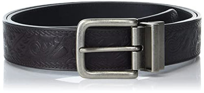 Lucky Brand Men's Reversible Leather Belt | 2-in-1 | Classic | Everyday | Business | Work | Dress | Casual | Metal Buckle - size: 32 Inch