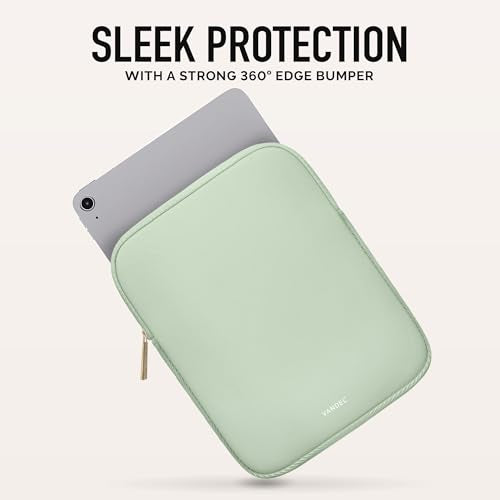 Vandel Slim & Protective Tablet Sleeve for 9-11 inch iPad A16, 11 iPad Pro | Fits al 9-11 Inch iPads + Tablets, 10.9" iPad,10.2" iPad, 10.9" iPad Air, 11 Inch Samsung Galaxy Tab A9+, Fits Magic Keyboard - color: i. Sage, size: 9-11 Inch Tablet