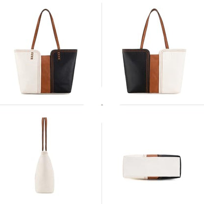 Montana West Tote Bag for Women Top Handle Satchel Purse - color: Three Chocolate V2