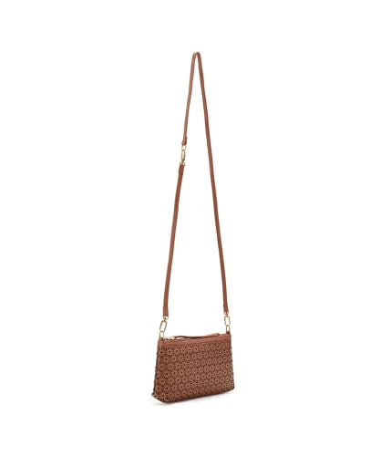 HOBO Darcy Leather Convertible 3-in-1 Crossbody Bag with Removable & Adjustable Strap, Exterior Phone Slip Pocket - color: Canyon Petal, size: One Size