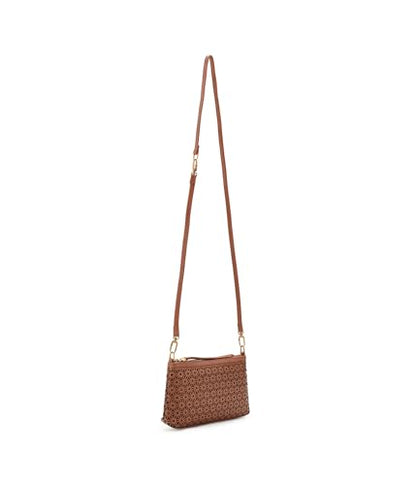 HOBO Darcy Leather Convertible 3-in-1 Crossbody Bag with Removable & Adjustable Strap, Exterior Phone Slip Pocket - color: Canyon Petal, size: One Size