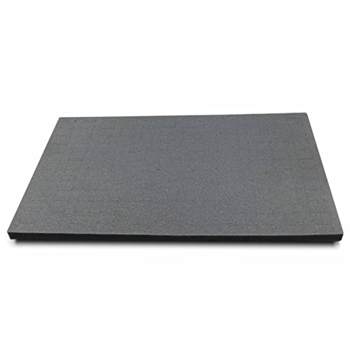 6-Pack Jewelry Display Foam Pad, Tray Insert - 72 Rings Holder Slots - Grey Velvet (14x7 Full Size) by TheDisplayGuys - color: Velvet (Grey), size: 72 Slots