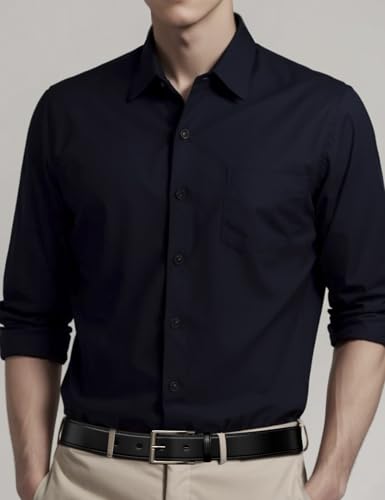 Mens Dress Belt,Mens Leather Belts for Jeans, Belt 1.38" Width - color: Gray Buckle-black Belt, size: 34"-37" Waist Adjustable