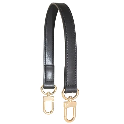 Leather Handbag Strap, Suitable for Changing Shoulder Straps on L V Handbags and Bucket Bags(Black-W:0.7in,L：14.9in) - color: Black-W:0.7in-L：14.9in