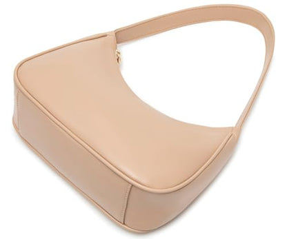 CYHTWSDJ Shoulder Bags for Women, Cute Hobo Tote Handbag Mini Clutch Purse with Zipper Closure - color: Khaki