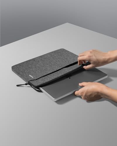tomtoc Slim Laptop Sleeve Case for 13-inch 2026 New MacBook Air M5/A3449 M4/A3420 M3/A3113 M2/M1, Fits MacBook Neo A18 Pro, Water-Resistant Protective Carrying Case with Accessories Pocket | Sleeve for MacBook Air M5/M4/M3/M2/M1, 13 Inch MacBook Pro M2/M1