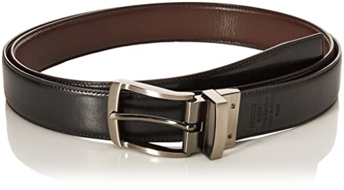 Perry Ellis Men's Burnished Edge Belt - color: Brown, size: 40