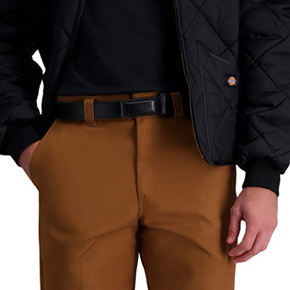 Dickies Men's Leather No-Scratch Mechanic Work Belt - color: Black, size: 3X (50-52)
