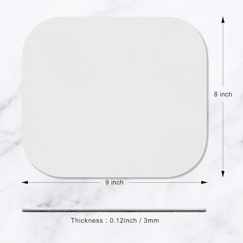 Hsurbtra Mouse Pad, Premium-Textured Small Square Mousepad 8 x 9 Inch Gray, Thick 3 mm Anti-Slip Waterproof Rubber Pretty Cute Computer Mat for Office Home Gaming Laptop Men Women Kids - color: Space Gray, size: R-Square (8" x 9")