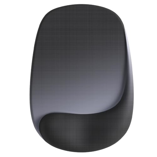 ErgoEase Ergonomic Mouse Pad with Gel Wrist Support - Premium Lycra Fabric, Non-Slip, Ideal for Laptop & Desktop, Office & Gaming，Desk Accessories (02Onxy Black) - color: 02Onxy Black
