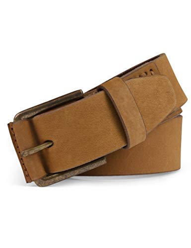 Timberland Men's Casual Classic Everyday Leather Belt - color: Wheat, size: 50