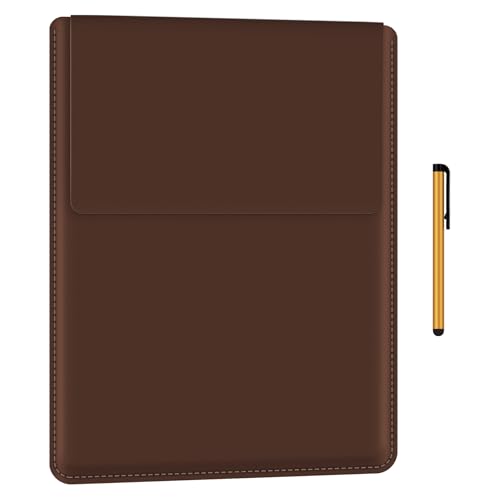 15-16" PU Leather Laptop Sleeve,Laptop Case Compatible with MacBook Pro 16 2019-2021 M1 Pro M1 Max (A2485 A2141), Case Compatible with MacBook Pro 15 2010-2019 (A1990 A1707 A1398) - color: Coffee, size: For 15-16 inches