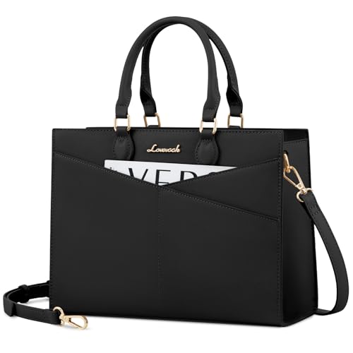 LOVEVOOK Purses for Women,Satchel Handbags Tote Bag, Pu Leather Shoulder Crossbody Top Handle Purse with Zipper - color: Black, size: Small