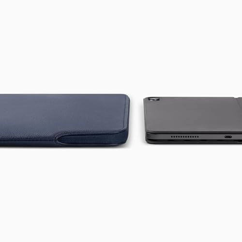 Comfyable Tablet Sleeve Compatible with iPad Air 13 inch M4 2026, iPad Pro 13" M5 with Magic Keyboard & Pencil Holder - PU Leather Bag Slim Protective Cover Case - Midnight Blue - color: Midnight Blue, size: 13" iPad Pro & iPad Air