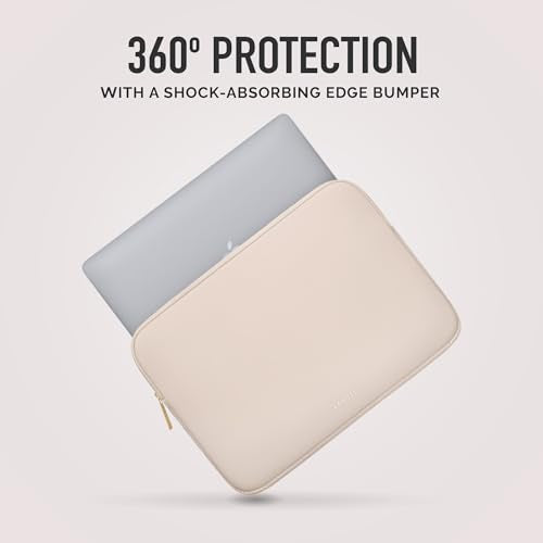 Vandel Slim, Protective Laptop Sleeve for 14 Inch Laptops, MacBook Pro 14 | Fits MacBook Pro 14 inch, HP 14” Laptops, Dell XPS 14, 14” Chromebooks, HP Stream, Dell Latitude, Lenovo IdeaPad, Protextive - color: d. Sand, size: 14 Inch