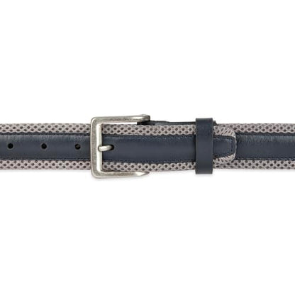Tommy Bahama Men's Casual Perforated Strap Belt - color: Navy/Gray, size: Medium (34-36)