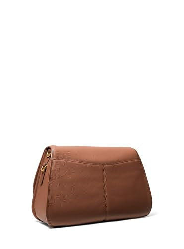 Michael Kors Men's Holmes Extra-large Convertible Messenger - color: Gold-tone Hardware/Matte Pebble Leather/Luggage