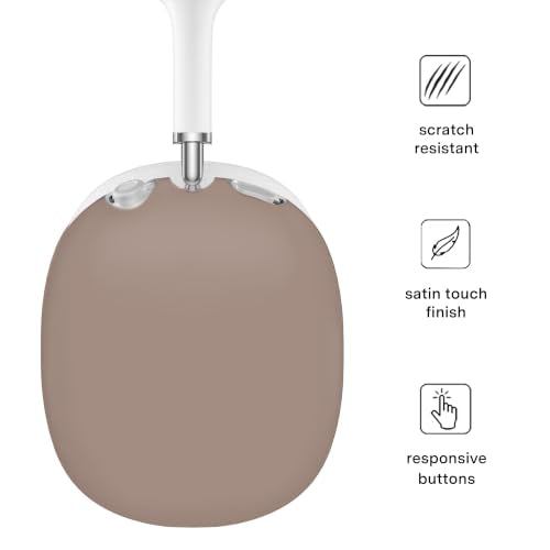 VELVET CAVIAR Case Cover for AirPods Max 2 & 1 - Cute Protective Headphone Accesssories (Cashmere Taupe) - color: Cashmere Taupe
