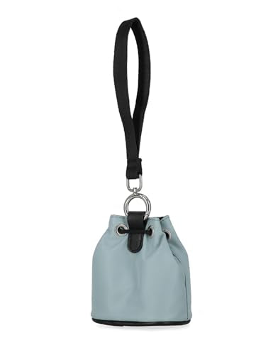 Nautica Sea Spray Drawstring Wallet Coin Purse Mini Pouch Charm with Wristlet, Sage - color: Sage