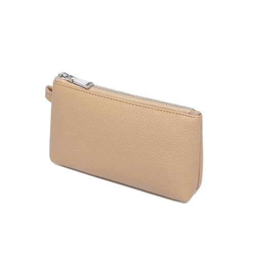 Small Makeup Bag for Purse, Leather Cosmetic (Sandy) - color: PU/Sandy