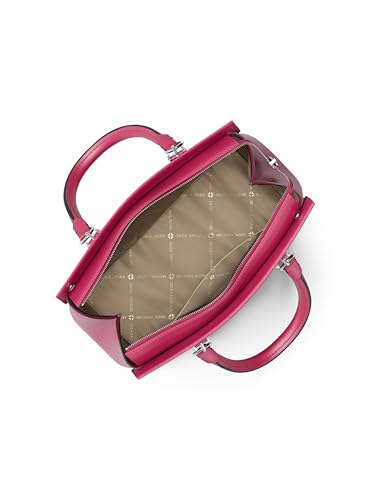 Michael Kors Women's Marilyn Satchel - color: Silver-tone Hardware/Dark Raspberry, size: One Size