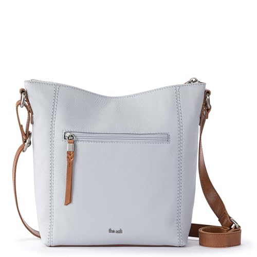 The Sak Ashland Crossbody Purse - Women's Leather Handbag For Everyday & Travel - Cross Body With Adjustable Shoulder Strap - color: Powder Blue