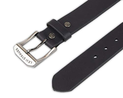 Levi’s Men’s Casual Leather Belt, Classic Strap for Jeans & Everyday Wear - color: Black Benito, size: Medium (34-36)