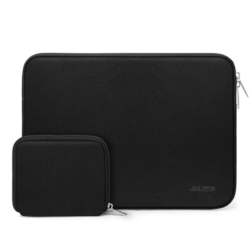 MOSISO Laptop Case 13 inch, 13 inch Laptop Sleeve with Small Case | Compatible with MacBook Neo / Air M5 M4 M3 M2 M1 2026-2018 / Pro M2 M1 2026-2016, Neoprene Computer Sleeve Bag, Black - color: Black, size: 13 inch