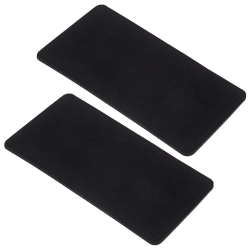 PH PandaHall 2pcs Felt Bag Base Shaper, 14.4x6.5'' Black Purse Organizer Inserts Rectangle Purse Bottom Insert Bag Bottom Flat Base Liner Board for Handbag Leather Backpack Tote Bags Travel Bags - color: Black, size: 14.4 x 6.5 inch