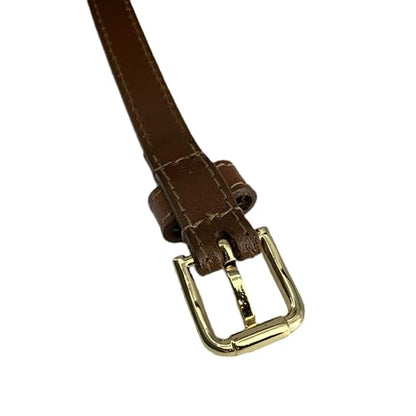Women Wide Waistband, High and Low Waist Full Grain Leather Skinny Boho Concho Belt - color: Coffee, size: 36"(fits 34”-37”)