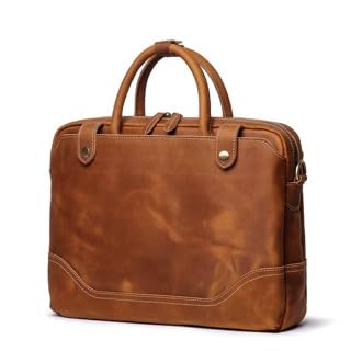 Mullis Mercantile Leather Briefcase/Computer Bag, Messenger Bag, Laptop Bag, Shoulder Bag, Satchel, a timeless, vintage, classic that protects your essentials. Crafted from full-grain leather.