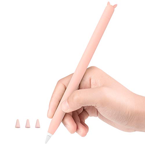Eleet Silicone Sleeve for Apple Pencil 1st Generation, iPad Pro 9.7 inch, Protective Case, Pink - color: 1st Pink, size: 1st Generation