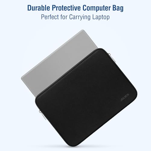 MOSISO Laptop Case 13 inch, 13 inch Laptop Sleeve with Small Case | Compatible with MacBook Neo / Air M5 M4 M3 M2 M1 2026-2018 / Pro M2 M1 2026-2016, Neoprene Computer Sleeve Bag, Black - color: Black, size: 13 inch