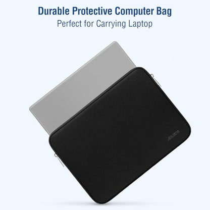 MOSISO Laptop Case 13 inch, 13 inch Laptop Sleeve with Small Case | Compatible with MacBook Neo / Air M5 M4 M3 M2 M1 2026-2018 / Pro M2 M1 2026-2016, Neoprene Computer Sleeve Bag, Black - color: Black, size: 13 inch