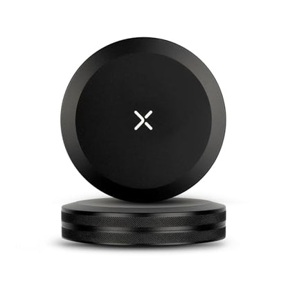 CanX Metal Can for Zyn | Twist Closure and Strong Knurled Grip | Spill-Resistant | Compact EDC Storage | Pouch & Pill Case | Tin Puck Holder | Dip Can | Zyn Tin | Premium Aluminum Container (Black) - color: Black