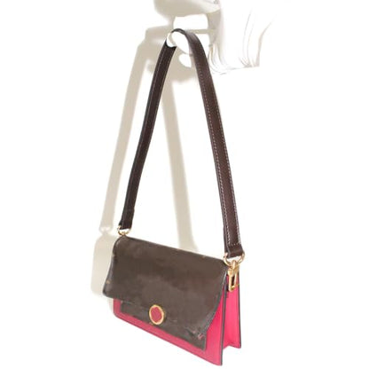 Leather Handbag Strap, Suitable for Changing Shoulder Straps on L V Handbags and Bucket Bags(Coffee-W:0.7in,L：25.6in) - color: Coffee-W:0.7in-L：25.6in